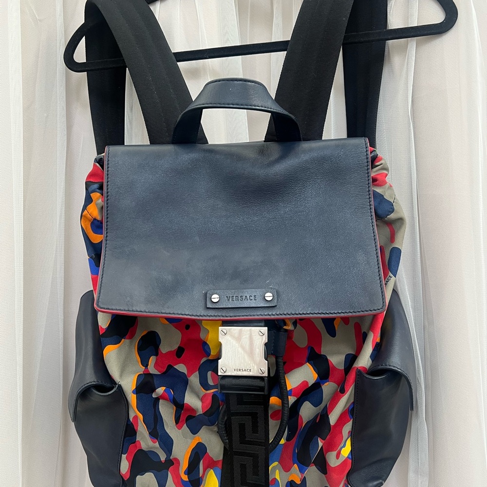Versace Colorful Camouflage Men's Backpack